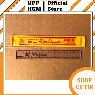 [5 Cây] Thước Kim Nguyên, Thước Kẻ Nhựa Cứng Kim Nguyên, Thước In Rõ Nét, Độ Bền Cao
