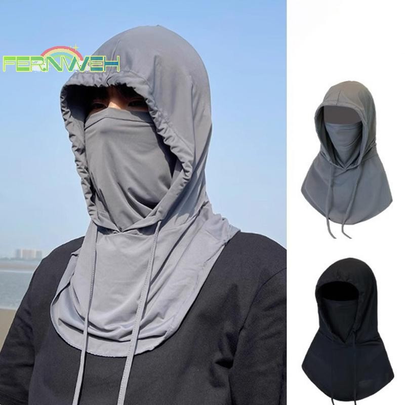 [Fernweh] Mũ Mùa Hè Cho Nữ Ngoài Trời Chống Tia UV Đi Xe Đạp Đi Biển Mũ Nữ Floppy Có Thể Gập Lại Mũ Nữ Sunhat Ice Silk Face Cover [MỚI]