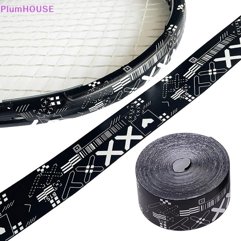 PlumHOUSE 1 Cuộn 500CM Đen Trắng In Tennis Vợt Mái Chèo Bảo Vệ Băng Dán Cho Bãi Biển Pickleball Vợt Thể Thao Phần VN
