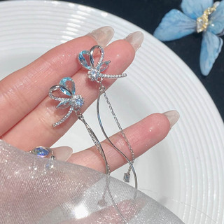 Tươi Thông Minh Ngọt Ngào Bông Tai Bướm Tính Khí Ánh Sáng Sang Trọng Cao Cấp Tua Rua Bông Tai Thích Hợp Không Khí Độc Đáo Bông Tai