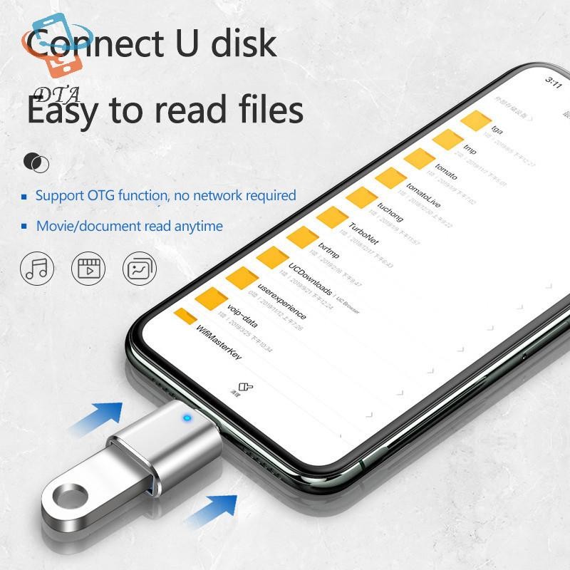 [DTA] Bộ chuyển đổi nhôm USB 3.0 sang Type C OTG sang USB C USB-A sang Micro USB Type-C Bộ chuyển đổi nữ cho Pro / Air và điện thoại thông minh VN