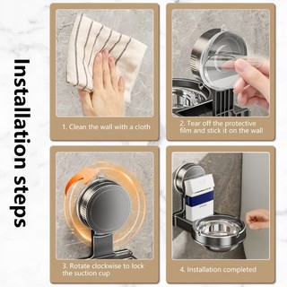 Com * Treo Tường Phòng Tắm Gạt Tàn Thép Carbon Chắc Chắn Phụ Kiện Vệ Sinh Không Cần Khoan Tại Nhà Khách Sạn Sử Dụng Thường Ngày