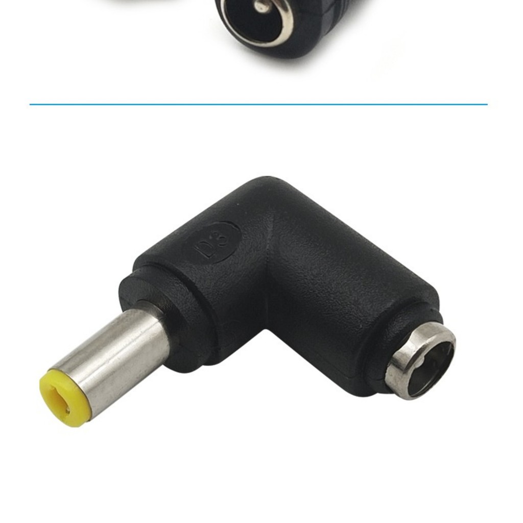 Bộ chuyển đổi phích cắm nguồn DC 5.5 * 2.1 / 2.5 / 1.35mm Bộ chuyển đổi máy tính xách tay nữ sang nam