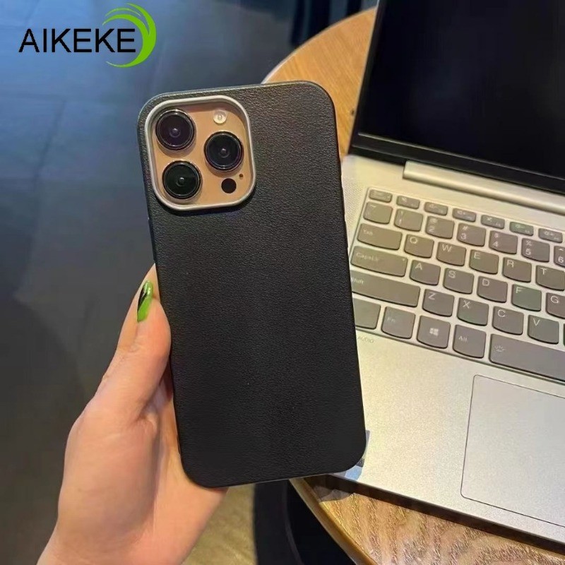 Ốp Điện Thoại Da Striae Màu Trơn Cho Redmi A3 Pro A3X A2 A1 Plus A2 + A1 + K70 K70E K60 Ultra K50 K40 Pro 5G 4G Ốp Lưng Kinh Doanh Khung Lớn Chống Sốc Vỏ Mềm