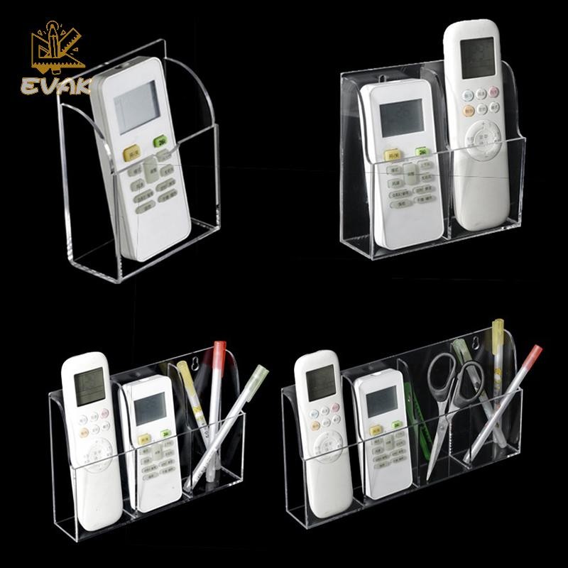 Alittlesetrtu Acrylic TV Điều Hòa Điều Khiển Từ Xa Giá Đỡ 1 / 4 Ốp Lưng Treo Tường Hộp Bảo Quản Cho Gia Đình VN