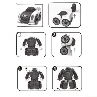 Robot biến dạng Mini trẻ em biến dạng đồ chơi xe King Kong mecha Q phiên bản Car Man Boy quà tặng bán buôn