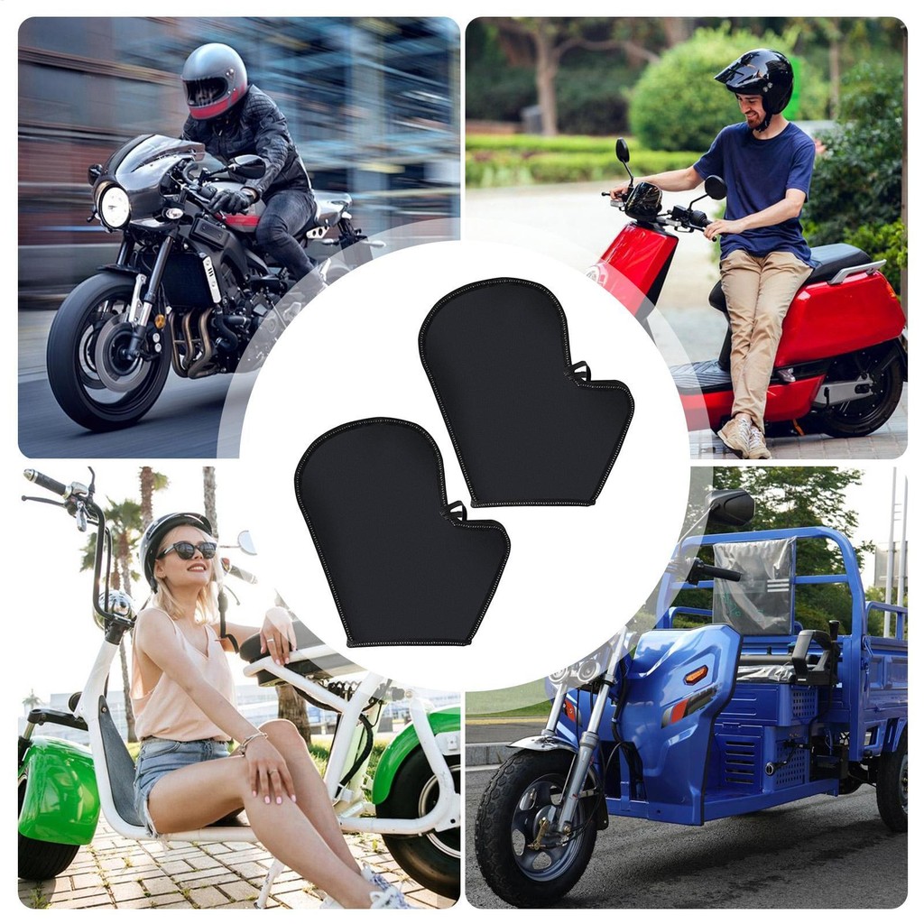 Tay Lái Xe Máy Muffs Găng Tay Đi Xe Mùa Hè Lưới Thoáng Khí Chống Nắng Dải Phản Quang Cho Xe Tay Ga Đi Xe Máy pomervn