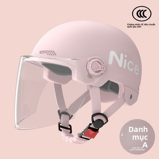 3C Được Chứng Nhận Điện Xe Máy Mũ Bảo Hiểm Nam Nữ Đi Xe Đạp Chống Nắng Mùa Hè Bốn Mùa Mũ Bảo Hiểm Đa Năng