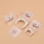 WOODNEST 1 / 5 Cái Giá đỡ ống nước, Bộ chuyển đổi tưới vườn Tưới vườn Kẹp ống tự dính, Bể cá cá Phụ kiện chụp cố định 16 / 20 / 25 / 32 / 40 / 50mm Đầu nối kẹp ống