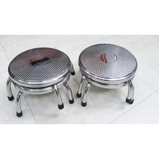 nắng Ghế thấp inox, ghế ngồi xổm, ghế nhặt rau đa năng