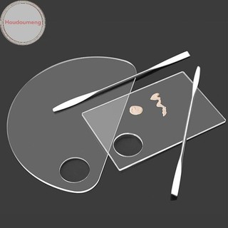 Hodou Acrylic Bảng Thìa Thanh Gel Nền Phấn Mắt Trộn Kem Sắc Tố Không Gỉ Mỹ Phẩm Trang Điểm Móng Tay Nghệ Thuật Làm Móng Tay Bộ Dụng Cụ VN