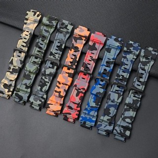 16 Màu Dây Đeo Đồng Hồ TPU Cho CASIO G-SHOCK GW-9400 GW-9300 G-9300 Rangeman Dây Đeo Đồng Hồ Vòng Tay Chống Thấm Nước Nam Thể Thao Wirstband Ngụy Trang Xanh Đen