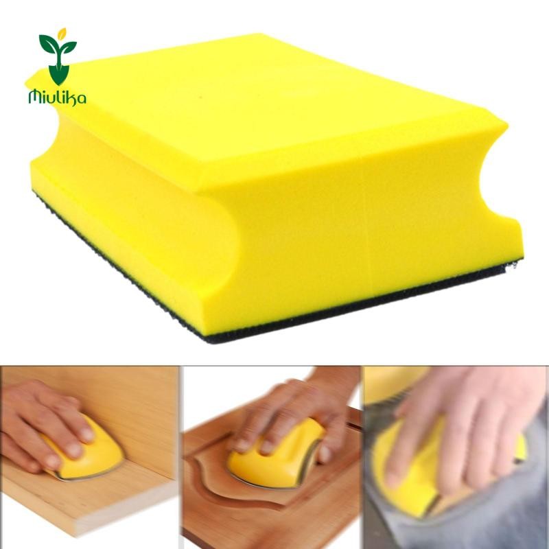 Tay Chà Nhám Khối Tay Sander Công Thái Cầm Đánh Bóng Miếng Lót Chà Nhám Cho Nội Thất Phục Hồi Xe Ô Tô Thân Xe
