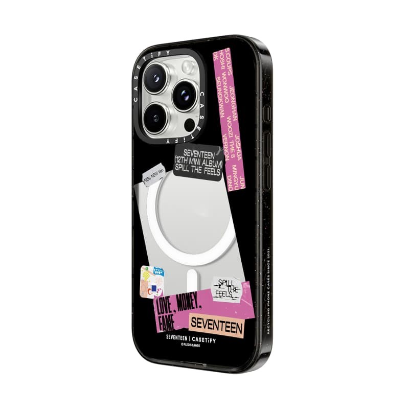 Casetify X SEVENTEEN SPILLES Khung Ảnh Ốp Lưng Tác Động Hút Từ Tính Cứng Acrylic Ốp Lưng Cho Apple IPhone 12 13 14 15 16 Pro Max Plus Có Hộp