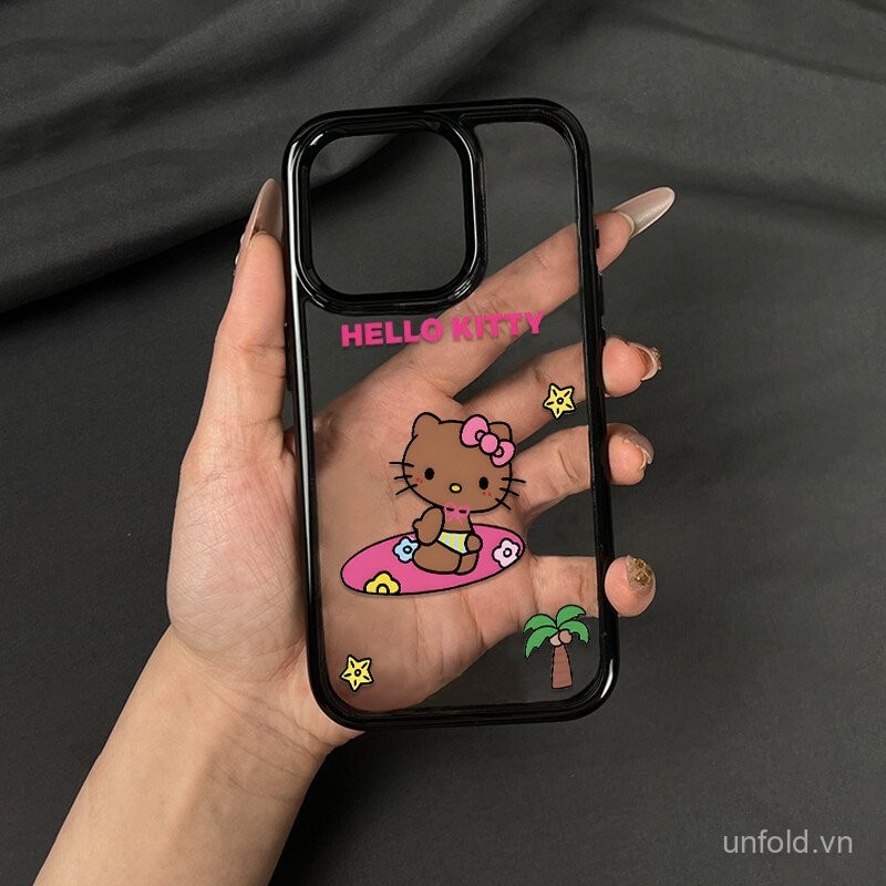 Ốp điện thoại Surf Katie QYJS Thích hợp cho IPhone 13 14 15 16 ProMax 11 12 PRO 14 15 16 PLUS X XS XR XSMAX 7 8 plus Acrylic W5JR