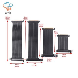 [DTA] Cáp nâng PCIE 3.0 4.0 16x Tốc độ đầy đủ Cáp mở rộng Card đồ họa PCIE Express GPU Mở rộng Card Riser Shielded Extender VN