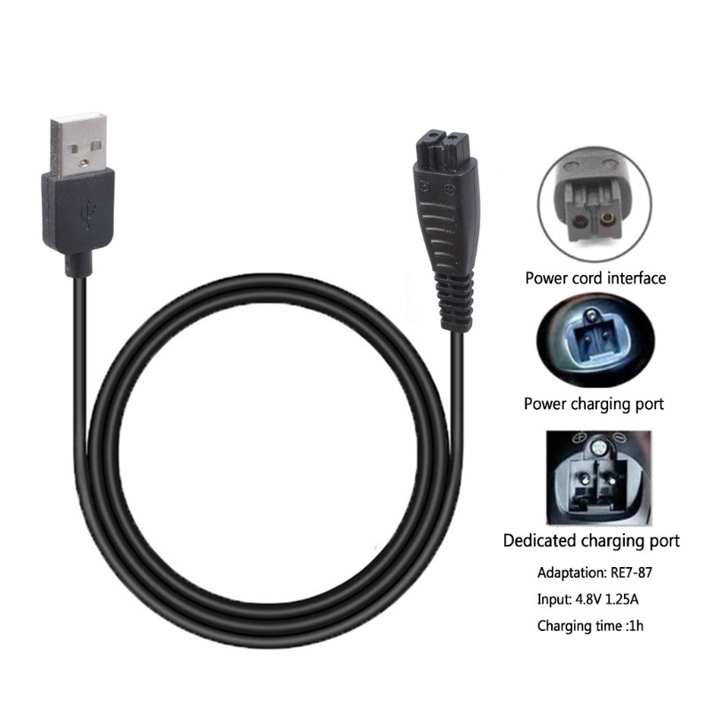 Star USB Sạc Cho Panasonic RE7-87 acr3 acr4 acr5 series Máy Cạo Râu Cho Dao Cạo Sạc