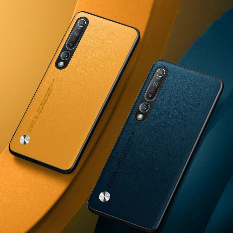 Vỏ Da Cho Xiaomi Mi 10 / 10 Pro 5G Vỏ PU Mờ Sang Trọng Chống Sốc