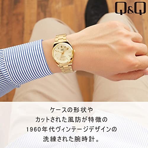 Q&Q Citizen Đồng Hồ Nam Analog - Dây Thép Không Gỉ Thời Trang