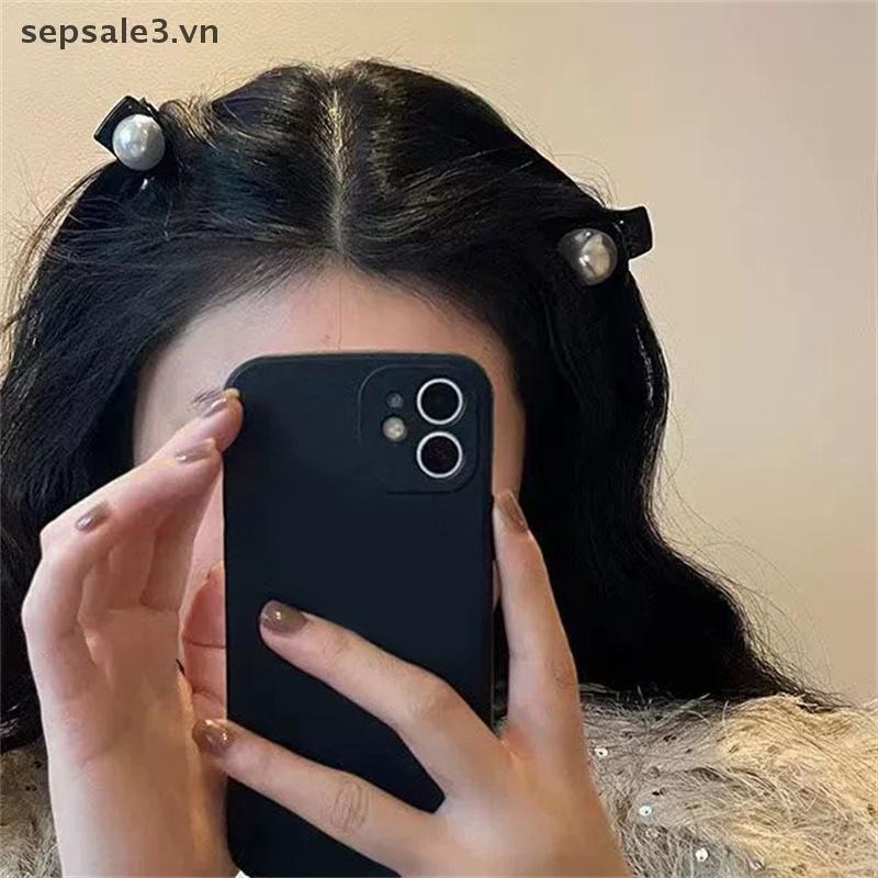 # Vn # 2 Chiếc Pháp Vintage Ngọc Trai Nhỏ Kẹp Tóc Ánh Sáng Sang Trọng Nổ Móng Vuốt Tóc Chân Nữ Barrettes Mũ Phụ Kiện Thời Trang.