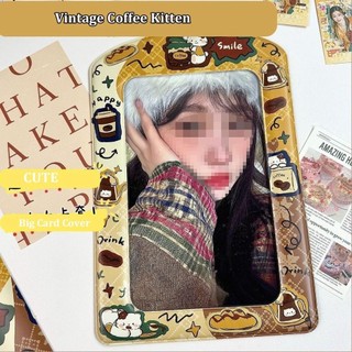 [Còn hàng] Vỏ thẻ FURNICLICK, Hộp đựng thẻ Photocard cỡ lớn INS, Mặt dây chuyền túi A4 PVC đẹp mắt