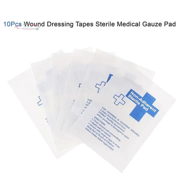 Adachoi 10 Cái Miếng gạc chống thấm nước Miếng đệm không dính Bộ sơ cứu Vết thương Băng keo gạc y tế vô trùng VN