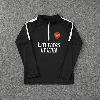 2425 Real Madrid Manchester City Barcelona Same Style Football Training Suit Men's Half Zipper Quick-Drying Costume Running Top PICA