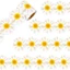 FANIELLAPOWELL Bảng phấn Bảng tin viền, Giấy viền DIY tự dính, Sáng tạo 7,5cm Giấy viền lớp học Trang trí thủ công