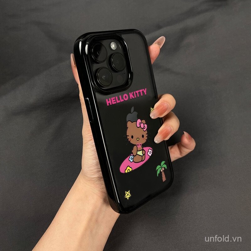 Ốp điện thoại Surf Katie QYJS Thích hợp cho IPhone 13 14 15 16 ProMax 11 12 PRO 14 15 16 PLUS X XS XR XSMAX 7 8 plus Acrylic W5JR