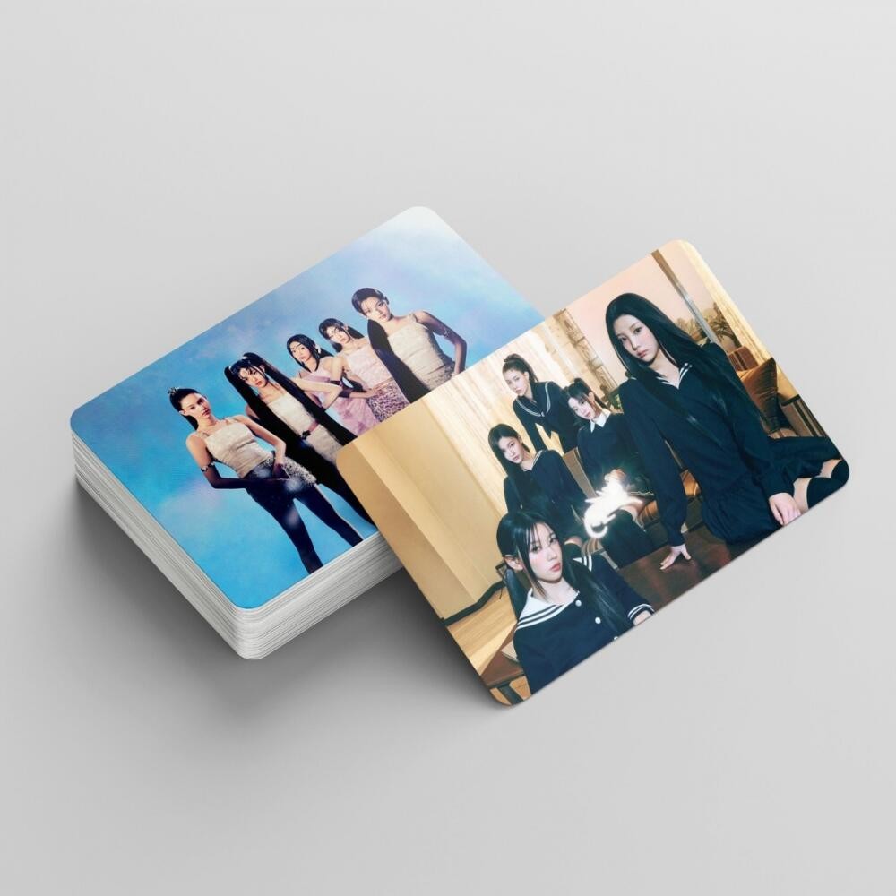 LINXX 55 Chiếc ILIT Bomb Album Bộ Sưu Tập Quạt Lomo Cards HD Hình Ảnh 3 Inch Mini Kpop Merch Trading Photocards