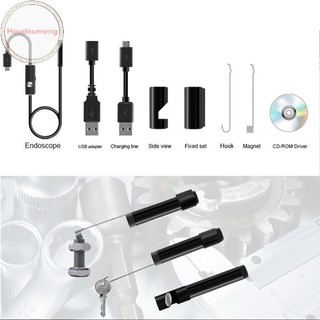 Hodou 3 trong 1 USB Type-C Kiểm tra nội soi Borescope 5.5 / 7 / 8mm Ống kính HD Camera IP68 VN