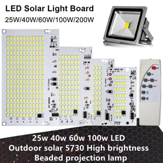Bảng điều khiển nguồn sáng JOYFULLIFE 1 chiếc, Bảng đèn LED trắng 25 / 40 / 60 / 100 / 250W, có bộ điều khiển từ xa SMD5730 Đèn pha điều khiển từ xa độ sáng cao