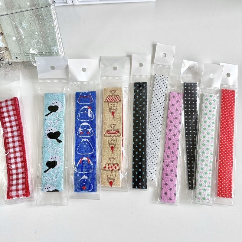 ✨Bộ sưu tập dây đeo sổ tay có giá trị cao m5 Sổ tay DIY Dây đeo trang trí lá rời Sổ tay dây đàn hồi lá cố định 25.6.28