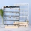 Giá đựng đồ trang sức DAYBREAK, Giá đỡ trưng bày bông tai 110 lỗ bằng kim loại, Thiết kế cây 5 tầng hiện đại Giá đỡ tai đế bằng gỗ Tổ chức tại nhà