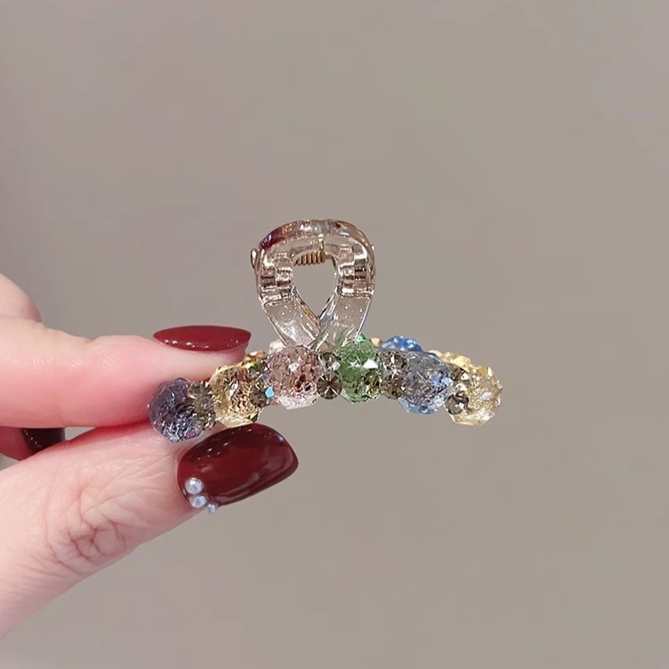 Kẹp tóc pha lê Mini cá mập thời trang