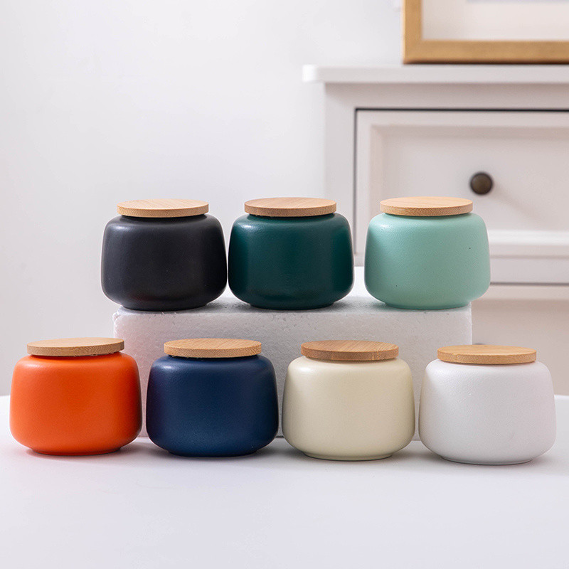 ✨Stoneware Trà Nồi Trà Gốm Kích Thước Nhỏ Di Động Mini Lưu Trữ Kín Nồi Hộ Gia Đình