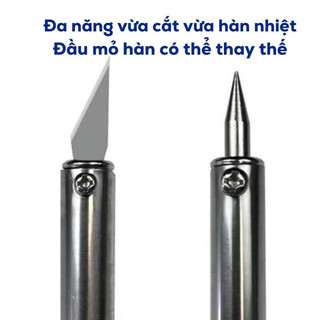 Bộ 9 Điện Hàn Nóng Dao – Dụng Cụ Khắc, Hàn Sắt, Làm Nóng Dao Đa Năng, Tự Làm Thủ Công Tiện Lợi, An Toàn