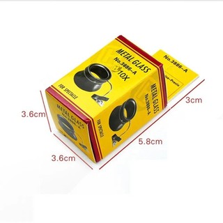 Kính lúp kính mắt 5X 10X 20X Ống kính phóng đại Clip-On Eye Loupe Di động Thị kính của thợ kim hoàn Quy trình hoạt động Bộ dụng cụ sửa chữa đồng hồ