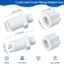 Bộ lắp ráp hệ thống nước bể bơi Yoo Thành phần nhựa trắng bền cho thiết lập CLX220PAK Van kiểm tra Van điều khiển