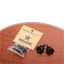 MOON Gói 2 Nút khóa dây đeo đàn guitar Bộ phận xử lý đàn guitar chống trượt Kết cấu kim loại