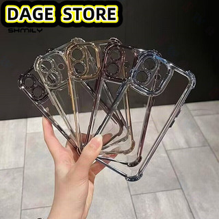 COD cho ViVO Y20 Y20i Y20S Y20A Y12S Y12A V2026 V2027 V2028 V2029 V2032 V2032 V2032 V2042 V2043, Ốp Điện Thoại Trong Suốt Thời Trang, Vỏ Điện Thoại Silicon Mềm Chống Rơi Bốn Góc DAGE