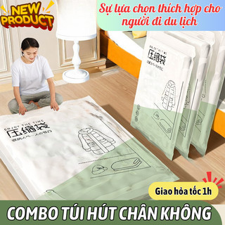 Combo Túi Hút Chân Không Quần Áo Chăn Gối Myd.23
– Nén Gọn, Chống Mùi Ẩm