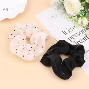 JULYHOT Nữ Quá Khổ Scrunchies Thời Trang Chấm Điểm Lưới Tóc Dây Vải Lớn Co Giãn Tóc Đuôi Ngựa Giá Đỡ Mũ Massivedeals