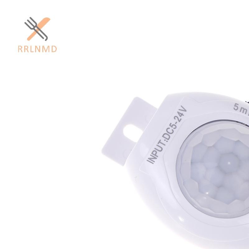 RRLNMD Cảm Biến Chuyển Động 5V-24V 3A Kích Hoạt Hẹn Giờ Tự Động Phát Hiện Chuyển Động TRÊN TẮT Dải Đèn LED Cảm Biến Chuyển Động PIR MỚI