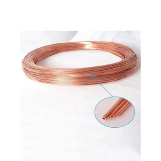 Cuộn dây ống đồng mềm 1-10Meter OD 2 / 3 / 4 / 5 / 6 / 8 / 9 / 10 / 12mm 99,9% Đồng nguyên chất Ống điều hòa làm mát Đồ thủ công DIY