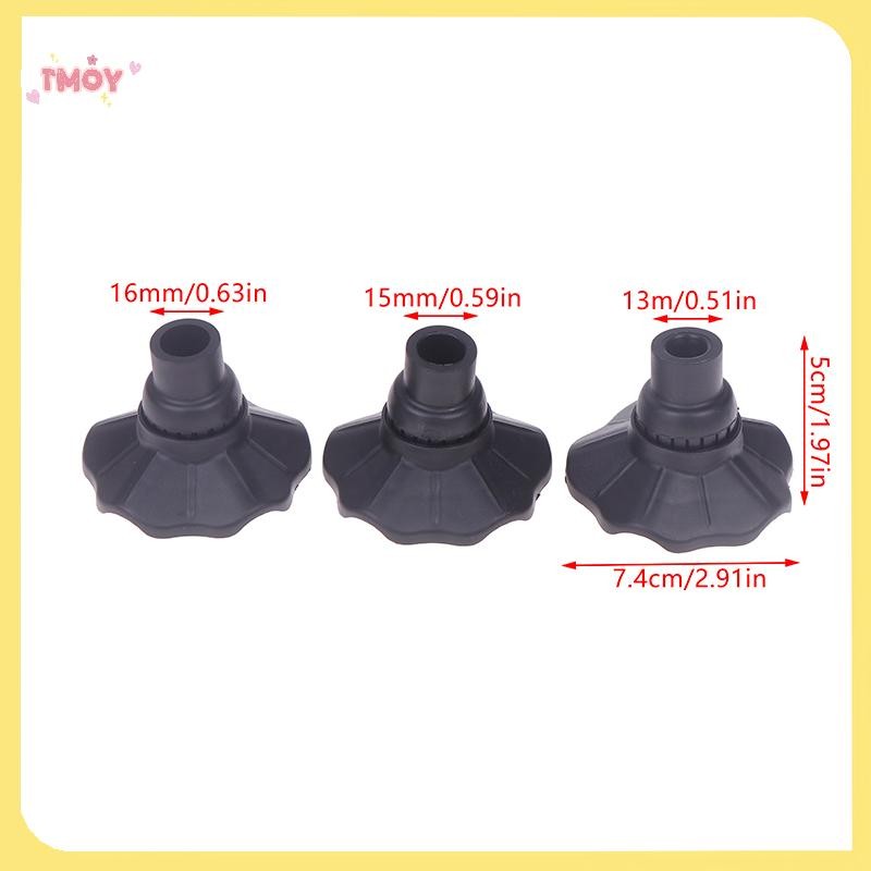 TMOY 4 13MM 15MM 16MM Cắm Trại Phân Nắp Chân Nhựa Chống Trơn Trượt Ghế Ngoài Trời Điều Chỉnh Chân Thảm Phụ Kiện