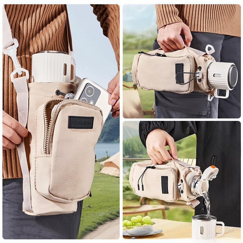 Túi đựng bình nước,Dây Đeo Vai Túi Đựng Bình Nước Nylon,Túi đeo chéo đựng bình nước