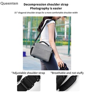 Túi đựng máy ảnh chống nước Queenten Túi đeo vai ﻿Cho Túi Ống Kính Túi Chụp Ảnh Di Động Túi Chụp Ảnh QT