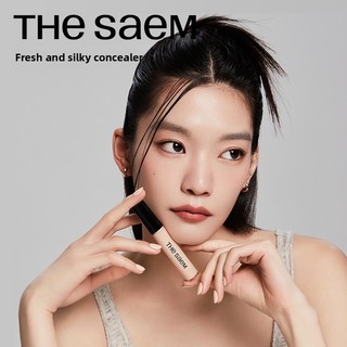 THE SAEM Kem che khuyết điểm Saem dưỡng ẩm và mịn màng để che vết thâm và quầng thâm tự nhiên làm sáng và mỏng mà không cần che khuyết điểm mặt Makeu