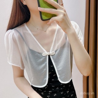 Áo Bolero hiện đại kiểu Philippines thanh lịch che phủ áo blouse trang trọng thường ngày